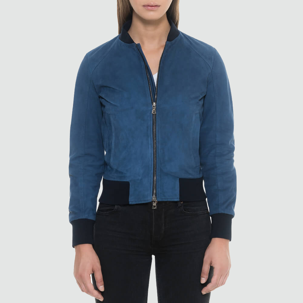 blue-suede-bomber-jacket-for-women-genuine-goatskin-leather (2)