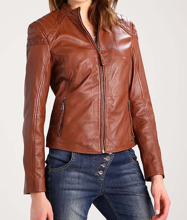 brown-womens-cafe-racer-leather-jacket-genuine-leather-zipper-closure (2)
