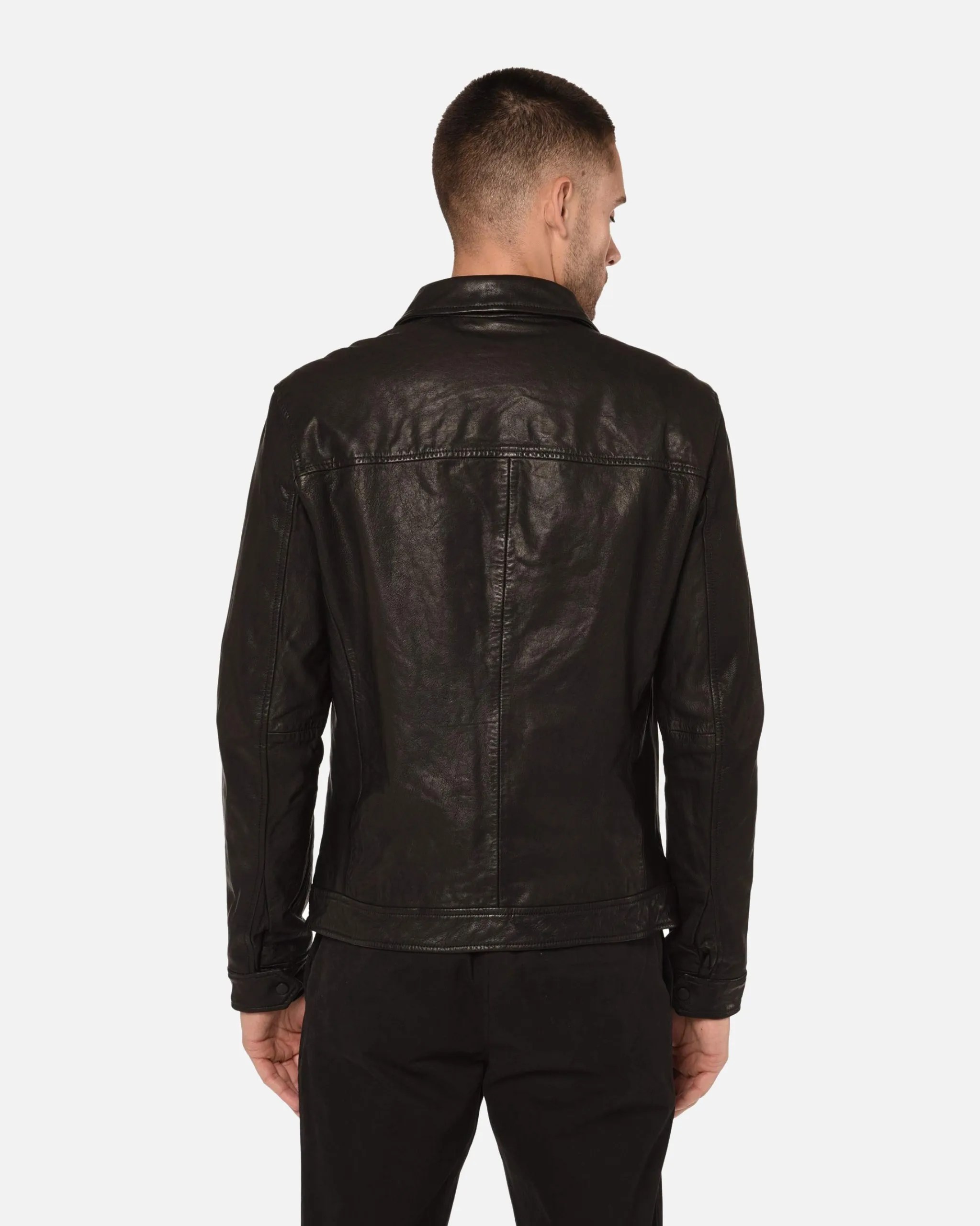 classic-mens-black-trucker-leather-jacket (3)