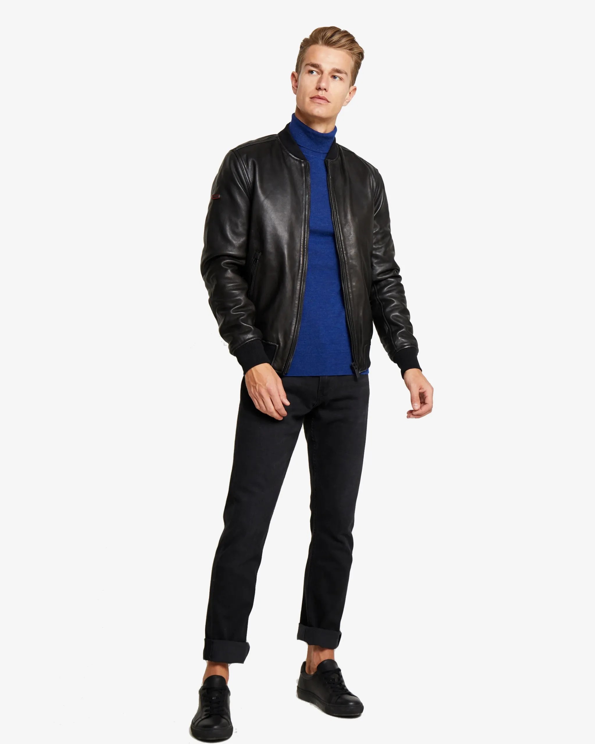 mens-black-bomber-leather-jacket-100-genuine-lambskin (3)