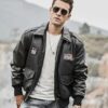 mens-black-bomber-leather-jacket-air-force-pilot-style-for-winter (4)