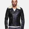mens-black-fur-collared-biker-leather-jacket-100-genuine-lambskin (2)