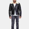 mens-black-fur-collared-biker-leather-jacket-100-genuine-lambskin (5)