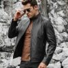 mens-black-leather-jacket-short-standing-collar-real-cow-hide-leather (2)