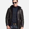 mens-black-shearling-hooded-long-coat-100-genuine-sheepskin-leather (2)