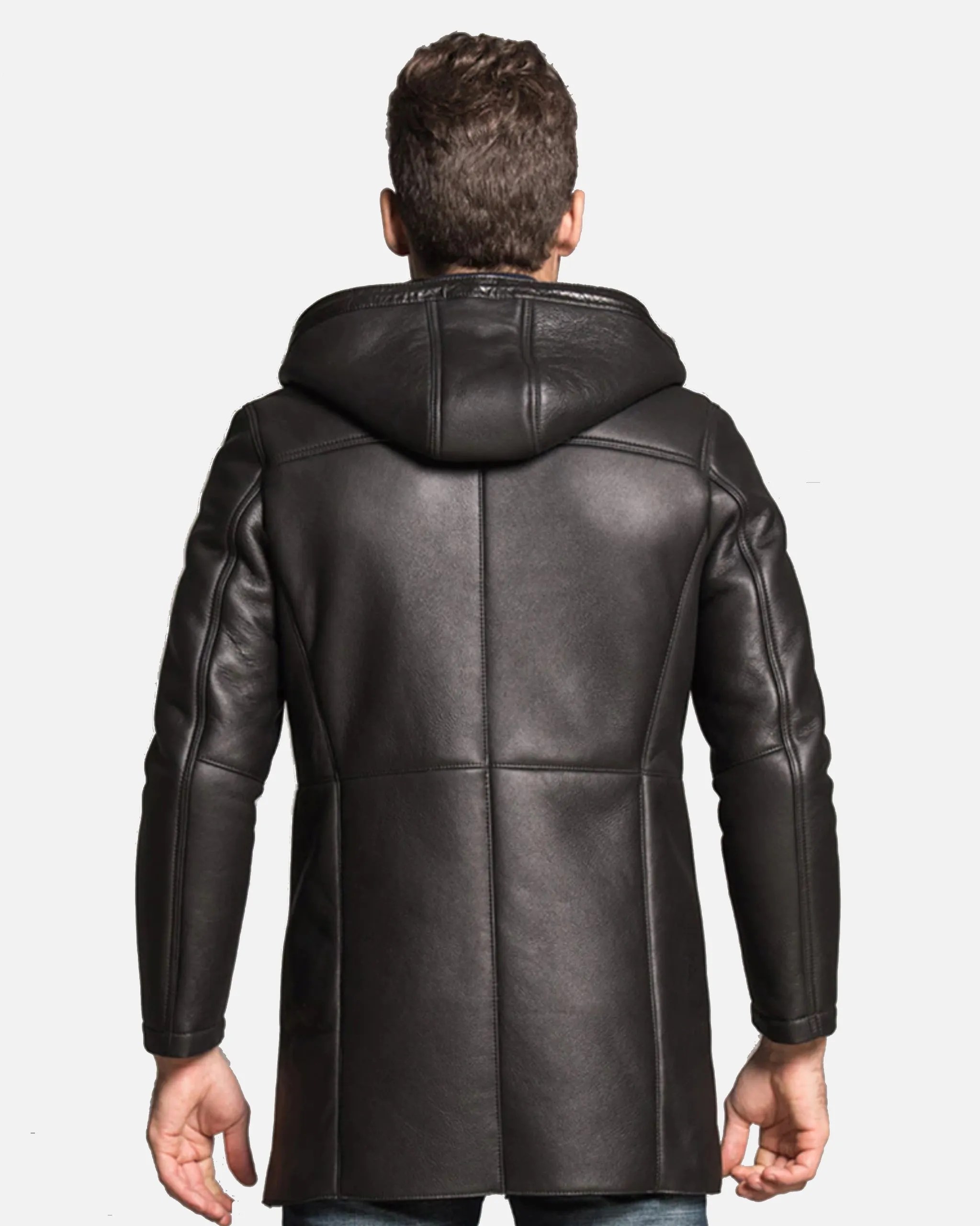 mens-black-shearling-hooded-long-coat-100-genuine-sheepskin-leather (3)