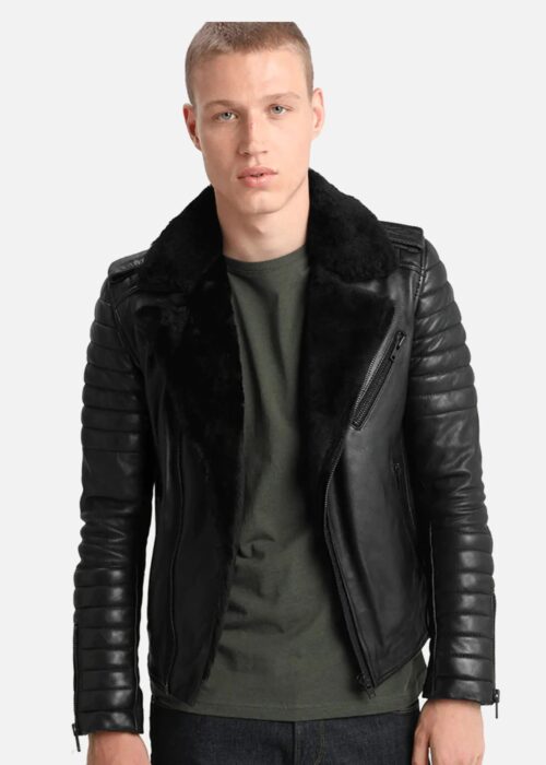 mens-quilted-black-shearling-leather-biker-jacket-100-genuine-lambskin (1)