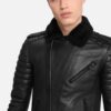 mens-quilted-black-shearling-leather-biker-jacket-100-genuine-lambskin (4)