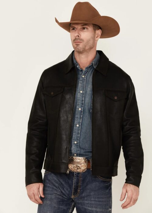 stylish-solid-black-trucker-leather-jacket-for-men (1)