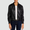 womens-black-bomber-faux-leather-jacket-lightweight-and-fashionable (2)