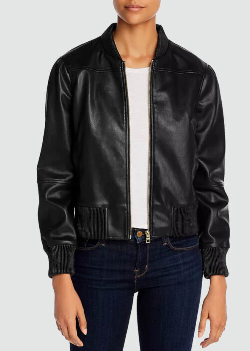 womens-black-bomber-faux-leather-jacket-lightweight-and-fashionable (2)