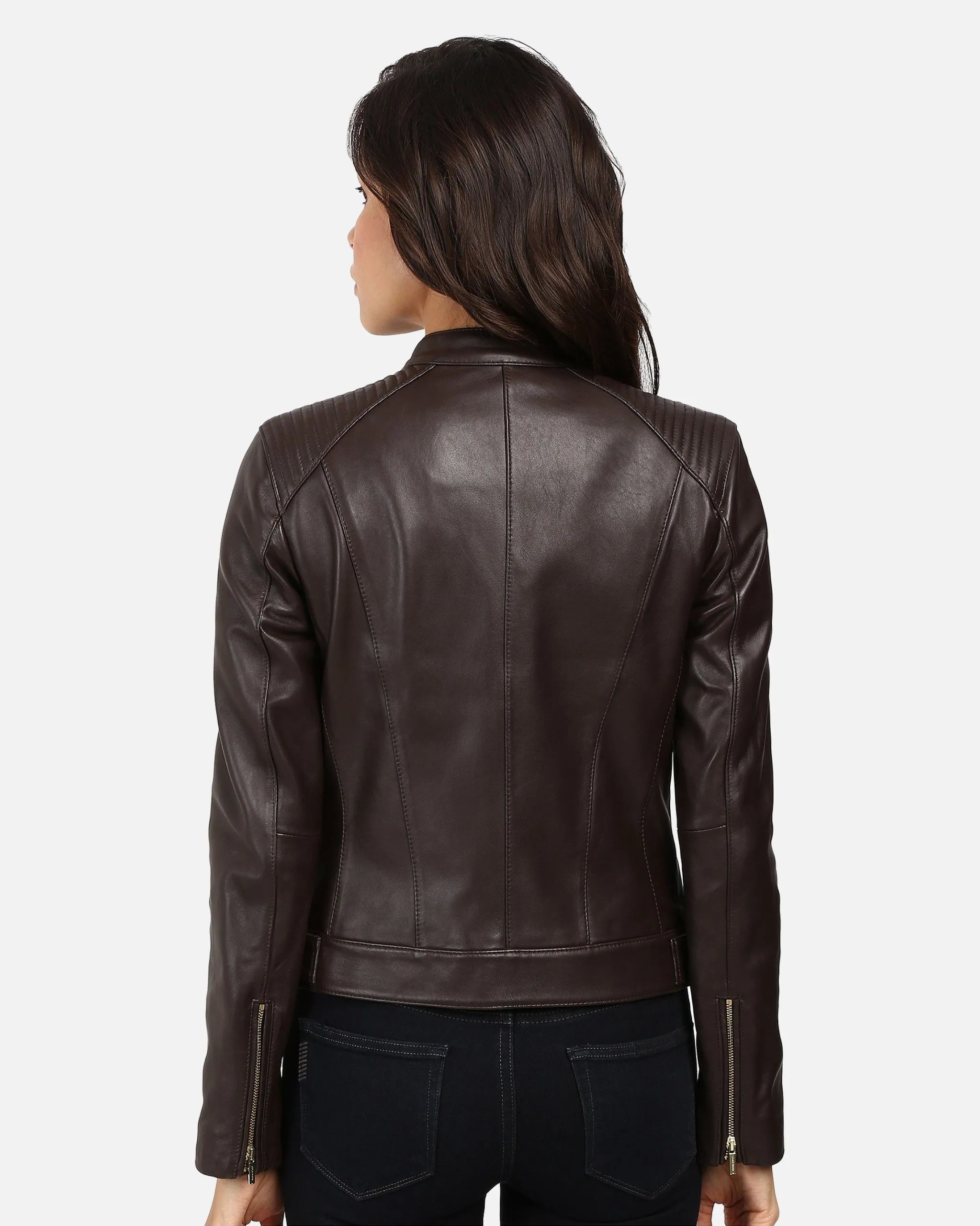 womens-black-leather-racer-jacket-genuine-lambskin-stand-collar (2)