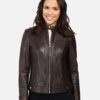 womens-black-leather-racer-jacket-genuine-lambskin-stand-collar (4)