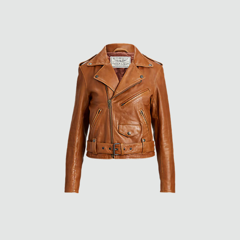 womens-brown-sheepskin-moto-leather-jacket-studded-design (3)